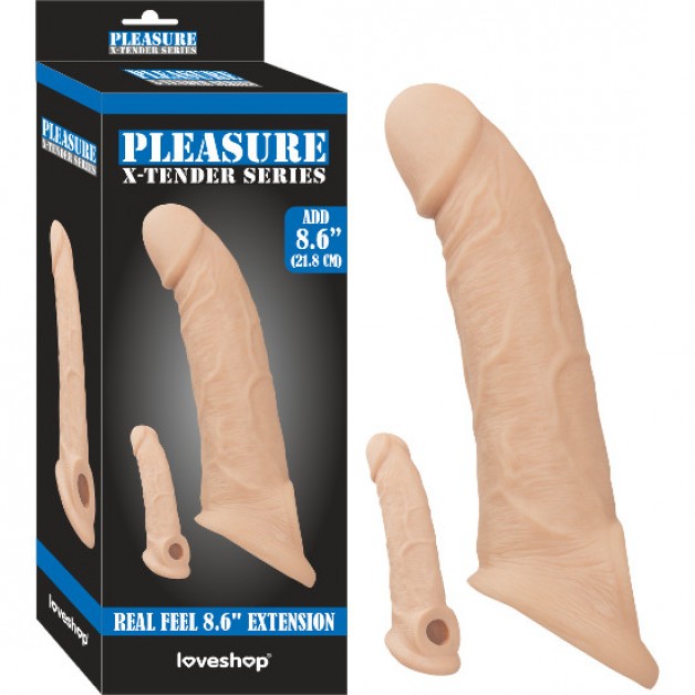 Testisli Realistik Dokuda Penis Kılıfı