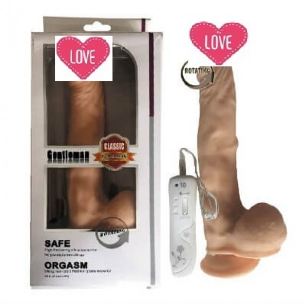 Rotasyonlu Love Clone 19 Cm Titreşimli Dildo