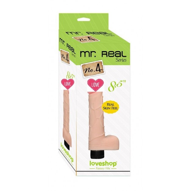 Testisli İnce Damarlı Titreşimli 18 Cm Vibratör