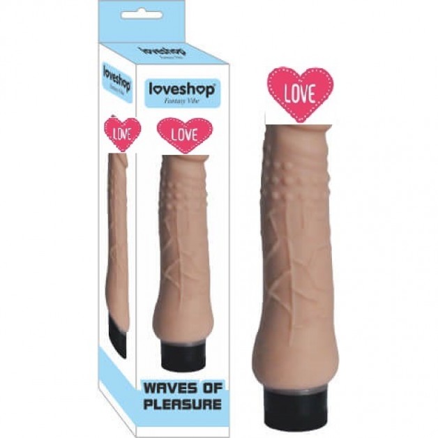 Love Shop 18 Cm Yumuşak Kabartmalı Benekli Vibratör