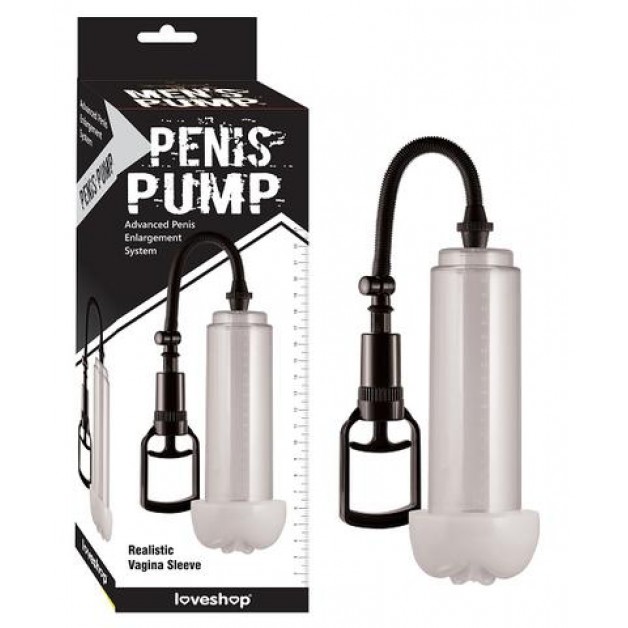 Realistik Girişli Penis Vakum Pompası Pump