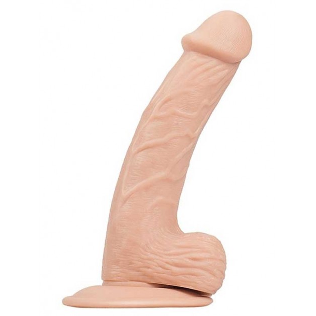 Eğri İnce Damarlı 13 Cm Dildo Eğri İnce Damarlı 13 Cm Dildo