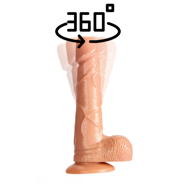 Girl Style 15 Cm Titreşimli Damarlı Testisli Dildo Girl Style 15 Cm Titreşimli Damarlı Testisli Dildo