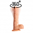 Girl Style 15 Cm Titreşimli Damarlı Testisli Dildo Girl Style 15 Cm Titreşimli Damarlı Testisli Dildo