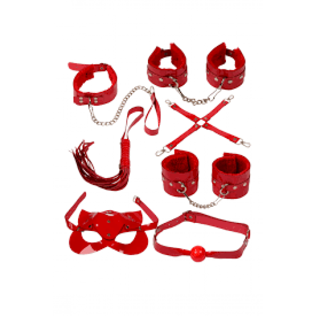 Fetish Maskeli 7 li Set Sahibe Maskesi Kedili Maske