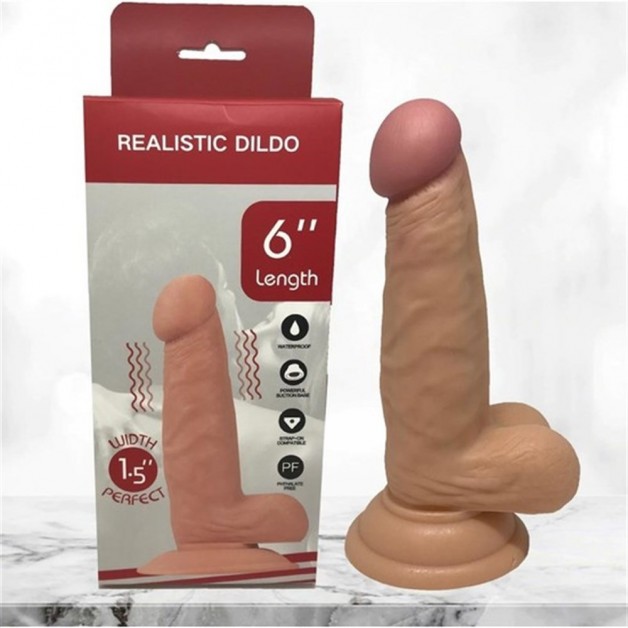 Realistik Dokuda Testisli Güçlü Vakumlu Dildo Realistik Dokuda Testisli Güçlü Vakumlu Dildo