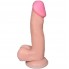 Özel Kıvrımlı Yumuşak Dokuda Testisli Vantuzlu Dildo Özel Kıvrımlı Yumuşak Dokuda Testisli Vantuzlu Dildo