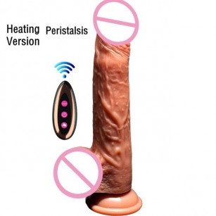 Kablosuz Oynar Başlıklı 360 ° Uzaktan Kumandalı Isıtmalı Dildo Kablosuz Oynar Başlıklı 360 ° Uzaktan Kumandalı Isıtmalı Dildo