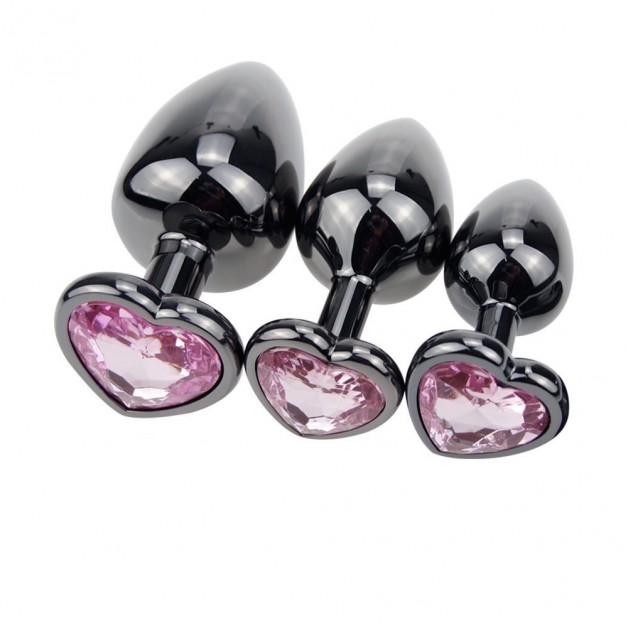 Gümüş Renkli Metal Taşlı Anal Plug Tıkaç Gümüş Renkli Metal Taşlı Anal Plug Tıkaç