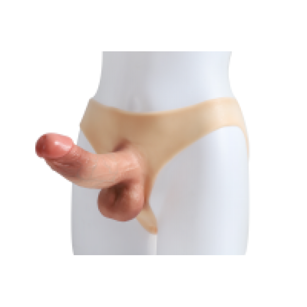 Damarlı Realistik Dokuda Belden Bağlamalı İçi Boş