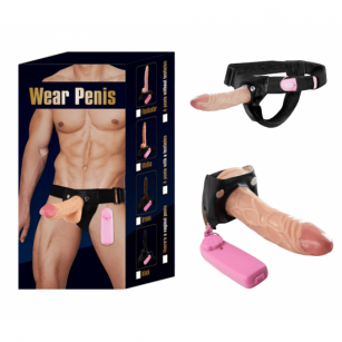 İçi Boş Titreşimli 17 Cm Strapon İçi Boş Titreşimli 17 Cm Strapon