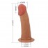 Girl Style Damarlı Testisli Dildo