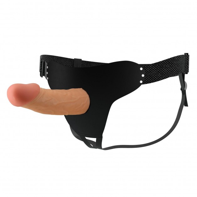 Girl Style Damarlı Testisli Dildo