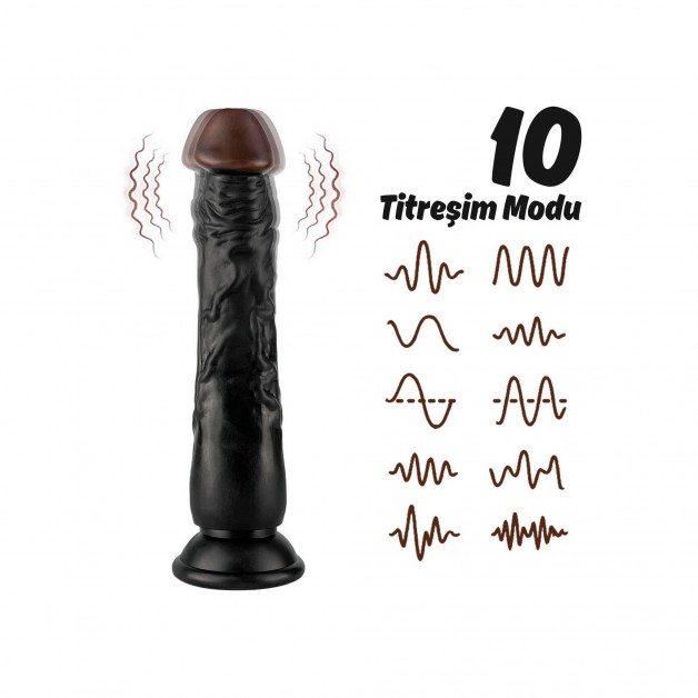 Girl Style 23 Cm Titreşimli Damarlı Testisli Dildo Girl Style 23 Cm Titreşimli Damarlı Testisli Dildo
