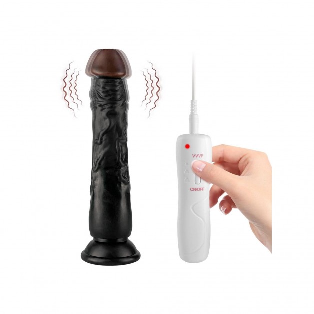 Girl Style 23 Cm Titreşimli Damarlı Testisli Dildo Girl Style 23 Cm Titreşimli Damarlı Testisli Dildo