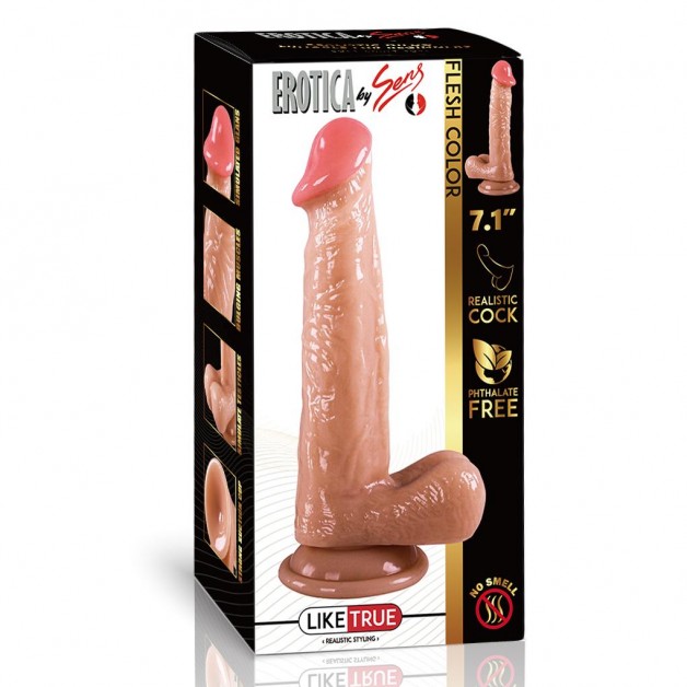 Her Yöne Bükülebilen Ten Dokusunda Dildo