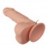 19 Cm Damarlı Titreşimli Realistik Dokuda Dildo 19 Cm Damarlı Titreşimli Realistik Dokuda Dildo