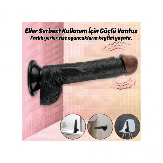 Zenci Titreşimli 20 Cm Güzel Doku Zenci Titreşimli 20 Cm Güzel Doku