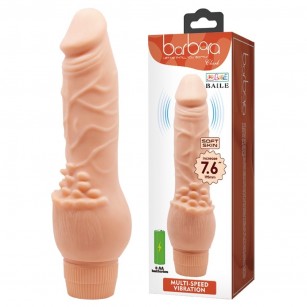 Ten Dokusunda İnce Damarlı 18 Cm Titreşimli Vibratör Ten Dokusunda İnce Damarlı 18 Cm Titreşimli Vibratör