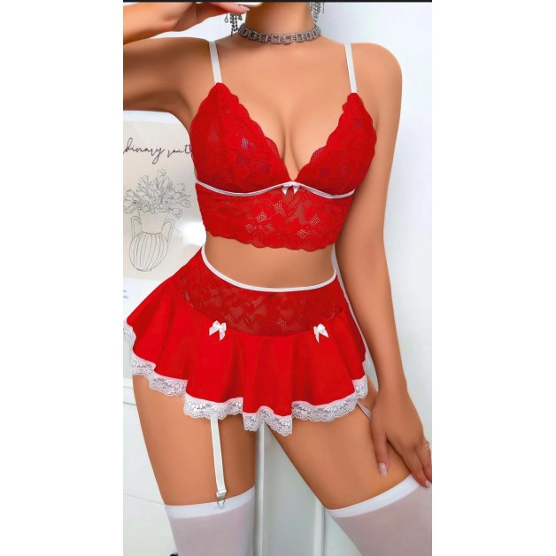 Egzotik Kırmızı Jartiyer Egzotik Kırmızı Jartiyer