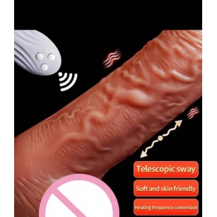 Teleskopik Hareketli Kablosuz Uzaktan Kumandalı Penis Teleskopik Hareketli Kablosuz Uzaktan Kumandalı Penis