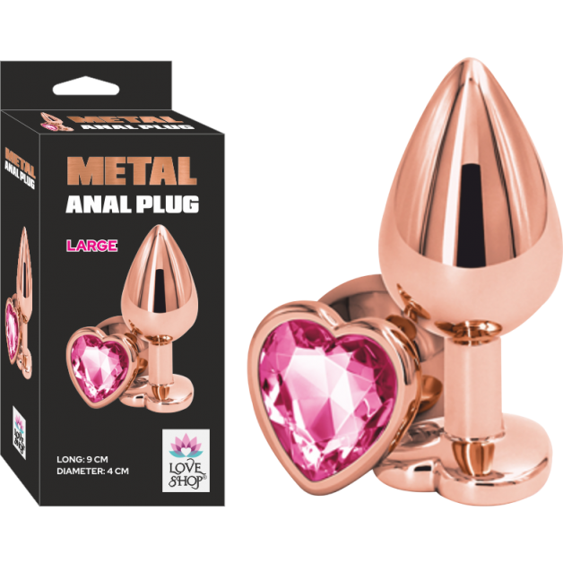 Gold Sarı Metal Anal Plug