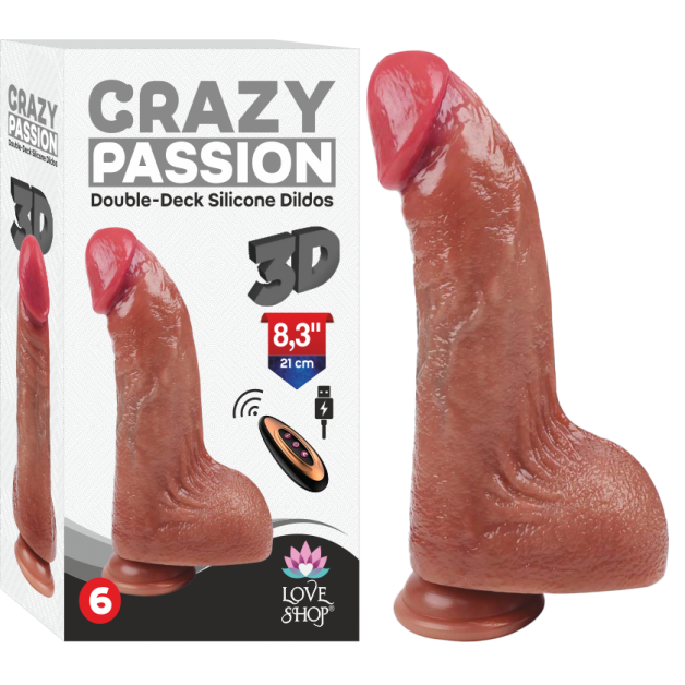 USB Şarjlı 20 cm Oynar Başlı İleri Geri Hareketli Titreşimli Dildo USB Şarjlı 20 cm Oynar Başlı İleri Geri Hareketli Titreşimli Dildo