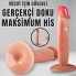 Büyük Güçlü Vantuzlu 19 CM 20 CM Realistic Dokuda Dildo