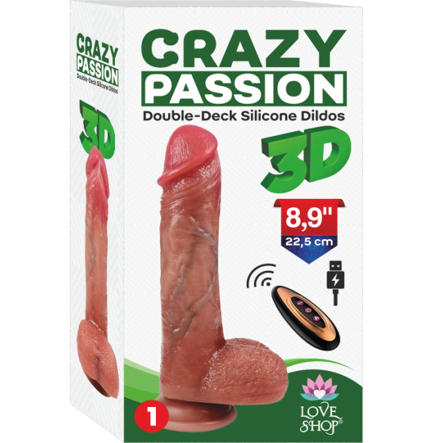 Love Shop Damarlı Uzaktan Kumandalı Penis