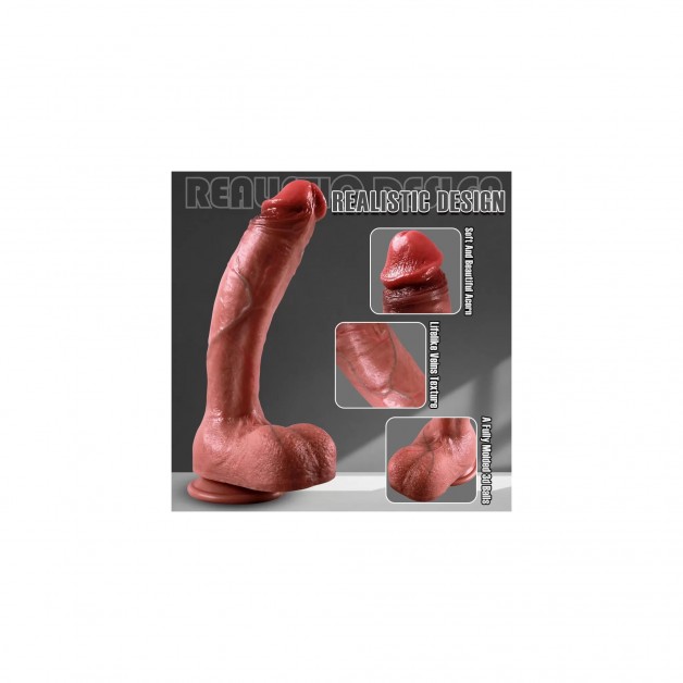 27 CM Süper Et Dokusu Dildo