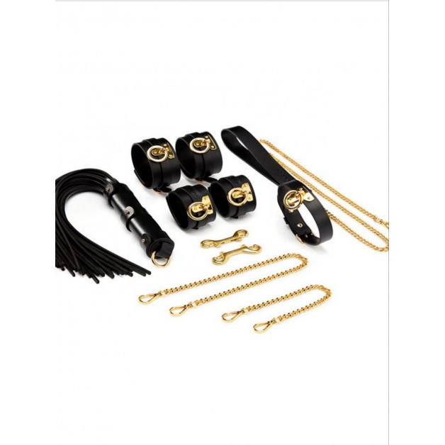 Altın Zincirli Fetish Fantezi Set