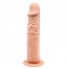 20 Cm Damarlı Vantuzlu Dildo