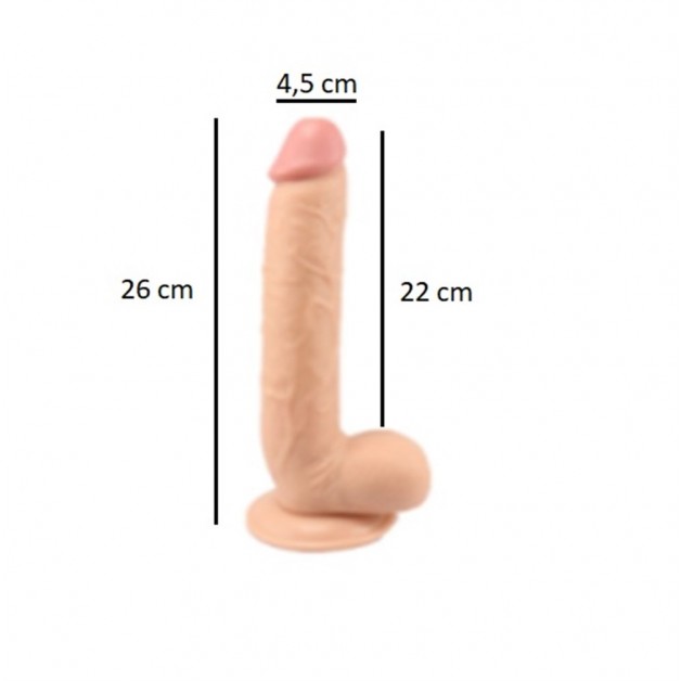 26 Cm Yeni Nesil Realistik Penis