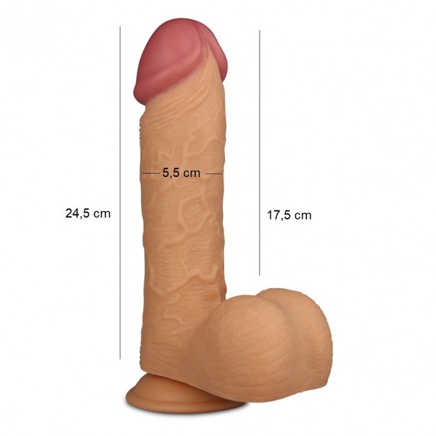 24 Cm Gerçekçi Kalın Penis